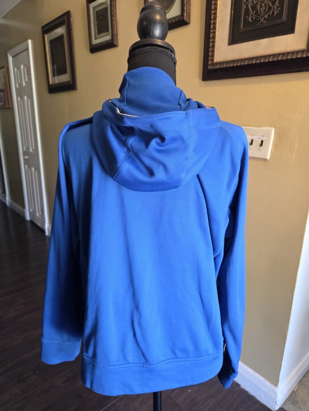 Adidas BLUE & YELLOW Full ZIP Track Jacket SIZE L (14/16) - Picture 8 of 9